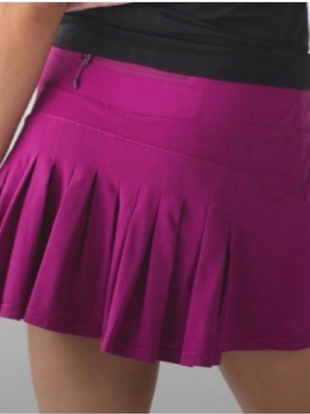 lululemon athletica Magenta Pleated Mini Skirt